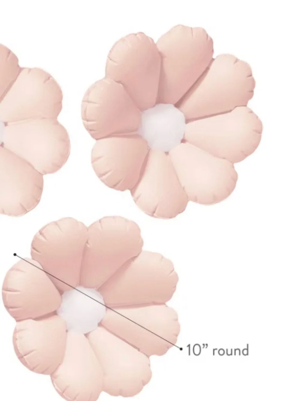 MINNIDIP 5ct Balloon Garland: Flower in Blush Matte FLOWERS ONLY NIB